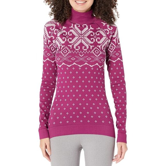 Sweaty Betty Tops - Sweaty Betty Women's Modal Fairisle Base Layer Top Size 6